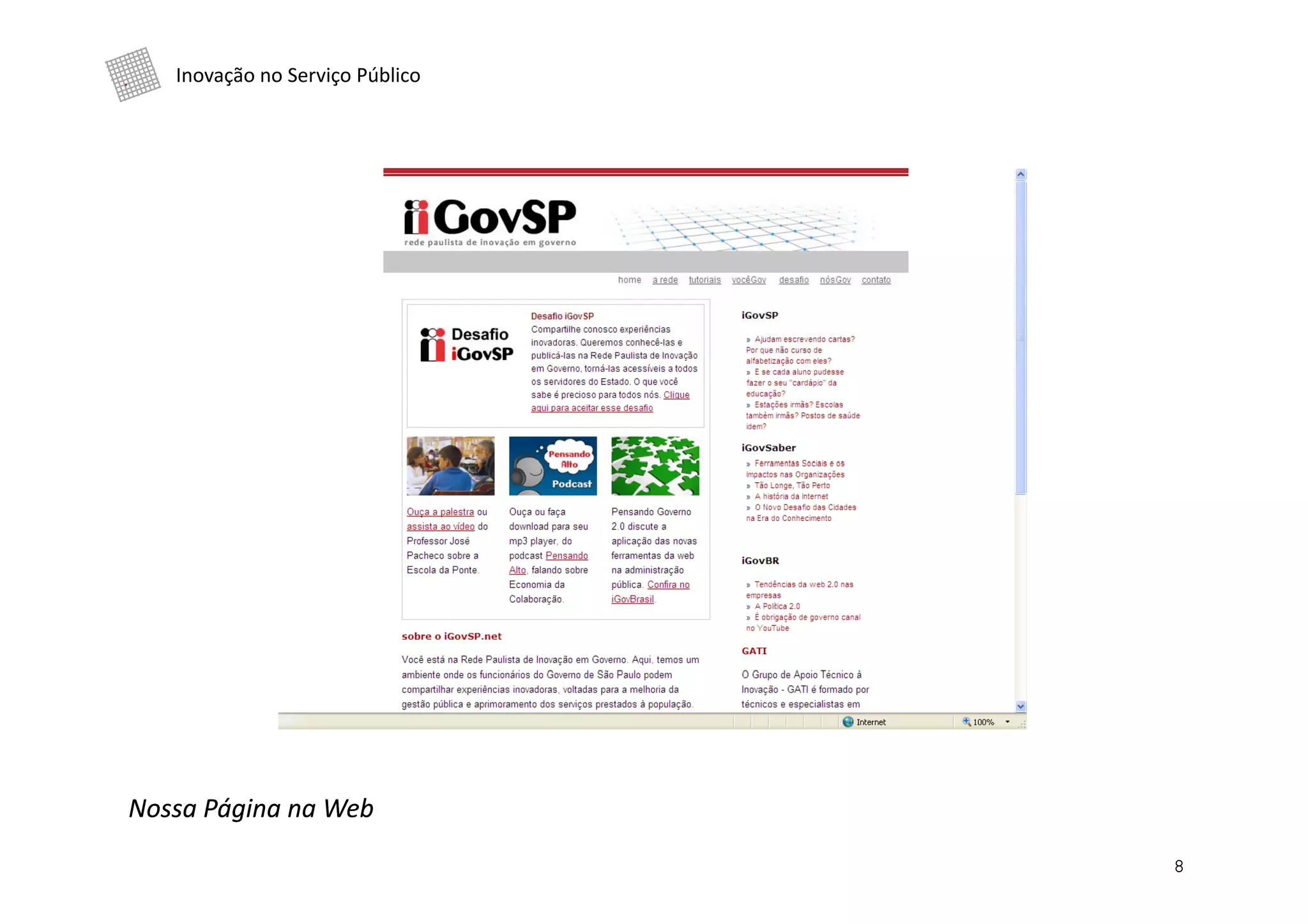 Apresentacao Na Saude