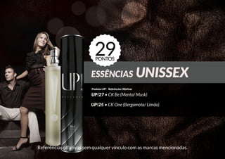 Referências olfativas sem qualquer vínculo com as marcas mencionadas.
29PONTOS
 