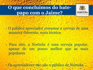 “ Olha, tem melhores” - Garçon em bar especializado  