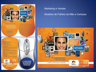 Marketing e VendasModelos de Folheto de Mão e Cartazes