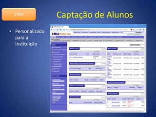 Captação de AlunosCRMPersonalizado para a Instituição