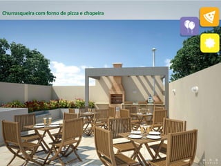 Churrasqueira com forno de pizza e chopeira
 