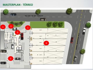 1 1
2
3
4
5
MASTERPLAN - TÉRREO
 