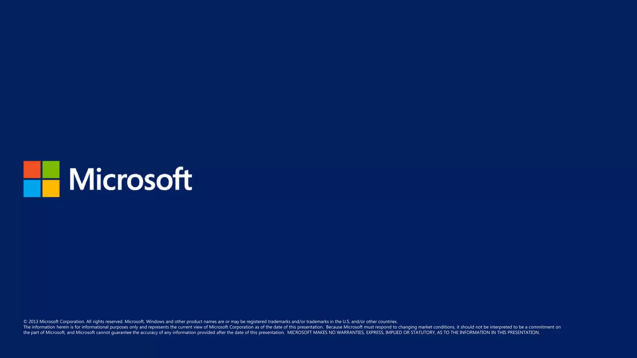 Apresentação Windows Server 2012 R2