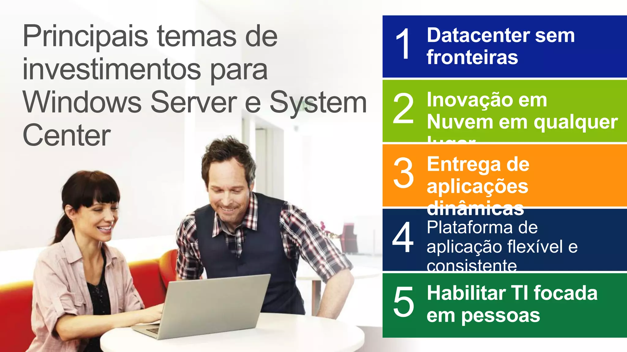 Plataforma de
aplicação flexível e
consistente
 