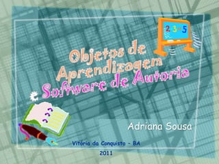 Adriana Sousa
Vitória da Conquista – BA
          2011
 