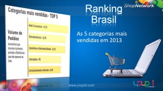 Ranking
Brasil
As 5 categorias mais
vendidas em 2013

www.youphi.com

 