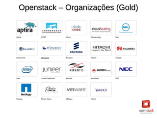 Openstack – Organizações (Gold)Openstack – Organizações (Gold)
 