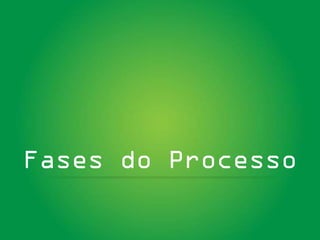 Fases do Processo
 