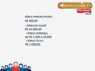 Apresentacao opportunity3.0  polishop.com.vc/angelomorais