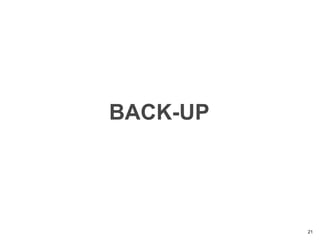 BACK-UP
21
 