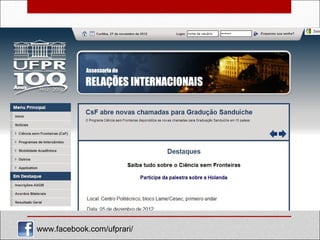 •
www.facebook.com/ufprari/
 