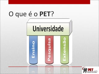 O que é o PET?
 