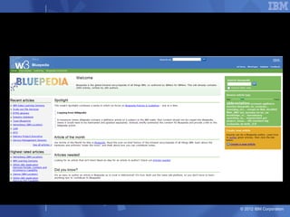 © 2012 IBM Corporation
 