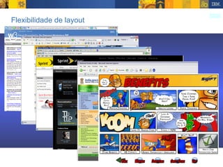Flexibilidade de layout 