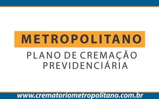 Entenda o Plano Metropolitano de Cremação Previdenciária