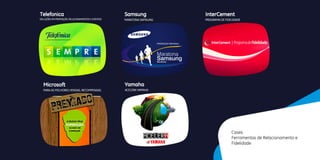 Cases
Ferramentas de Relacionamento e
Fidelidade
 