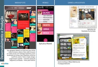 Conteúdoeinteração PLANO DE CONTEÚDO
PLANO
MENSAL
OPERAÇÃO
RELATÓRIO
Produto
No período, além das imagens produzidas para ilustrar os produtos “Mini Rolo Adesivo” e variadas esponjas
da Scotch-Brite, divulgamos também o Rolo Adesivo e Refil, Pano Multiuso e a esponja Metálica. Os posts
receberam muitas interações e elogios aos produtos.
Rolo adesivo
Like 502
Share 52
Comments 38
Alcance 11.888
Pano Multiuso
Like 179
Share 25
Comments 7
Alcance 10.556
Esponja Metálica
Like 89
Share 9
Comments 5
Alcance 23.848
ANÁLISE CONTÍNUA DO CONTEÚDO*
Identificação e atualização
constante do vocabulário
do público
Definição da
personalidade
de marca
PROCESSO DE CONTEÚDO
*Utilizamos 2 ferramentas de monitoramento adequadas ao perfil de
cada projeto/cliente
Estratégia de
conteúdo
 