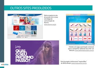 CASE ESCORREGA NÃO*
Objetivo
Em 2011, quando o Facebook
começava a se popularizar no Brasil,
a Faber-Castell e sua agência Full
Jazz solicitaram à Polvora uma
estratégia online para a campanha
“Escorrega Não”, focada na linha
“grip”(utensílios de escrita com empunhadura de
borracha).
CAMPANHA FABER-CASTELL
*Conceito e filme publicitário criados pela agência Full Jazz
 