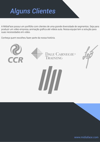 Apresentacão Produtora MidiaFace