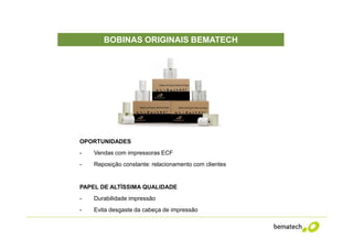 Apresentação atualizada dos produtos de Varejo BEMATECH - dez11