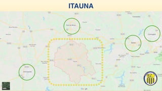 ! População - 92.696 pessoas
! PIB per capita - R$26.934,94
ITAUNA
 