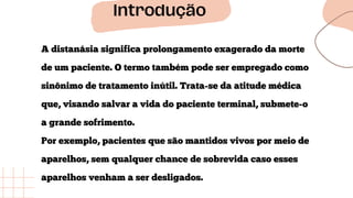 Sinonimo Inutil DISTANASIA- Apresentação proposta comercial básica e simples em tons de ...