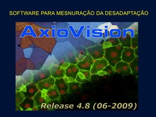 SOFTWARE PARA MESNURAÇÃO DA DESADAPTAÇÃO
 