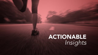 Insights
ACTIONABLE
 