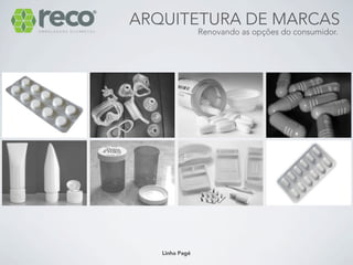 ARQUITETURA DE MARCAS
                Renovando as opções do consumidor.




   Linha Pagé
 