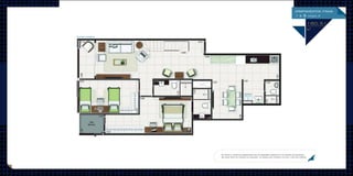 apartamentos finais
1 e 8 (opção 3)

160,51
m2
Duplex Inferior

Os móveis e utensílios apresentados são de dimensões comerciais e os objetos de decoração
não fazem parte do contrato de aquisição. As medidas são internas e de face a face das paredes.

 