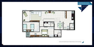 apartamentos finais
4,5,11 e 12 (opção 3)

159.38
m2
Duplex Inferior

Os móveis e utensílios apresentados são de dimensões comerciais e os objetos de decoração
não fazem parte do contrato de aquisição. As medidas são internas e de face a face das paredes.

 