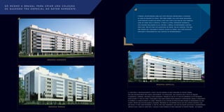 S ó m e s m o a B r a s a l pa r a c r i a r u m a c o l e ç ã o
de sucesso tão especial no S etor N oroeste .
A Brasal Incorporações sabe que você procura credibilidade e confiança
na hora de adquirir um imóvel. Mas sabe também, que além dessa segurança,
você procura alguém que sonhe junto com você e que realize cada trabalho
como se fosse único e especial. E esse é o nosso verdadeiro diferencial.
Com grandes realizações na sua história, a Brasal Incorporações constrói
para viver. Não só viver com significado de morar, mas de vivenciar. Por isso,
não importa se a finalidade é investir, alugar ou morar, aqui você encontra
dedicação e proximidade em cada cantinho do empreendimento.

RESERVA noroeste

RESERVA especial

RESERVA PARQUE

A Lopes Royal é reconhecidamente a maior e melhor empresa do ramo imobiliário do Distrito Federal.
Mas esse reconhecimento não chegou gratuitamente, foi conquistado. Uma conquista que é fruto de tradição,
planejamento, variedade, segurança e bom atendimento. Tradição de mais de 37 anos de experiência no DF reforçada
pelos outros 77 anos de Lopes. Planejamento para fazer sempre ótimos negócios e investimentos visando o crescimento
da empresa e o desenvolvimento da cidade. Variedade na sua carteira de produtos para atender as necessidades de cada
cliente, dentro das suas realidades e condições. Segurança de uma empresa sólida com uma clientela satisfeita, que,
sem dúvida, é o seu maior patrimônio. E, por fim, pelo bom atendimento, que com sua equipe qualificada e constantemente
treinada ajuda a fazer da Lopes Royal a melhor e maior empresa do ramo imobiliário do Distrito Federal. De Coração.

 