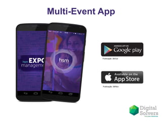 Multi-Event App
Publicação: 26/Out
Publicação: 06/Nov
 
