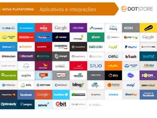 Aplicativos e integraçõesNOVA PLATAFORMA
e mais…
 