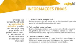 Apresentação Digitalks: usando o retargeting do Facebook para cross sell e up sell na Copa do Mundo