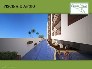 Piscina e apoio
Imagens 3D meramente ilustrativas
 