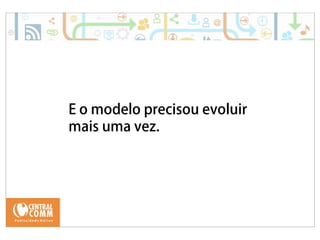 E o modelo precisou evoluir 
mais uma vez. 
 