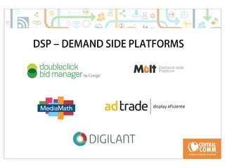 25/09/14 
DSP – DEMAND SIDE PLATFORMS 
 