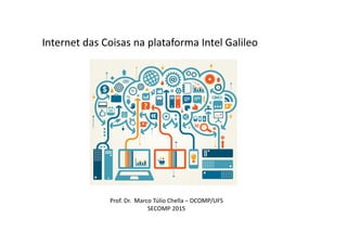 Internet das Coisas na plataforma Intel Galileo
Prof. Dr. Marco Túlio Chella – DCOMP/UFS
SECOMP 2015
 