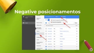 Negative posicionamentos
 