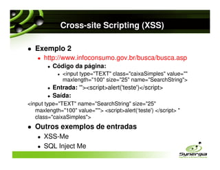 Entenda os Ataques XSS – Cross-Site Scripting
