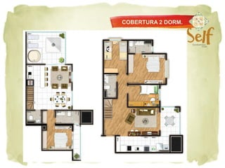 COBERTURA 2 DORM.
 