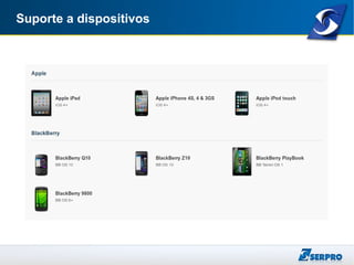 Suporte a dispositivos
 