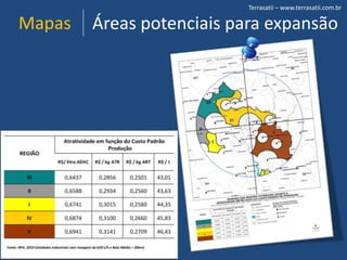 Terrasatii – www.terrasatii.com.brMapasÁreas potenciais para expansão