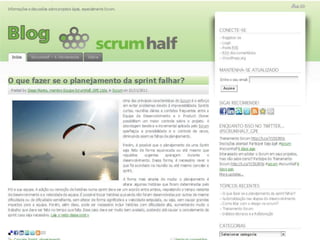 Blog ScrumHalf
 