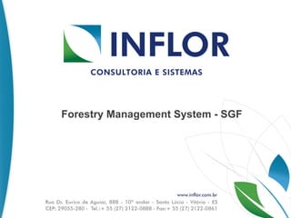 Forestry Management System - SGF 