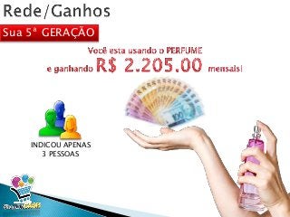 Sua 5ª GERAÇÃO
INDICOU APENAS
3 PESSOAS
 