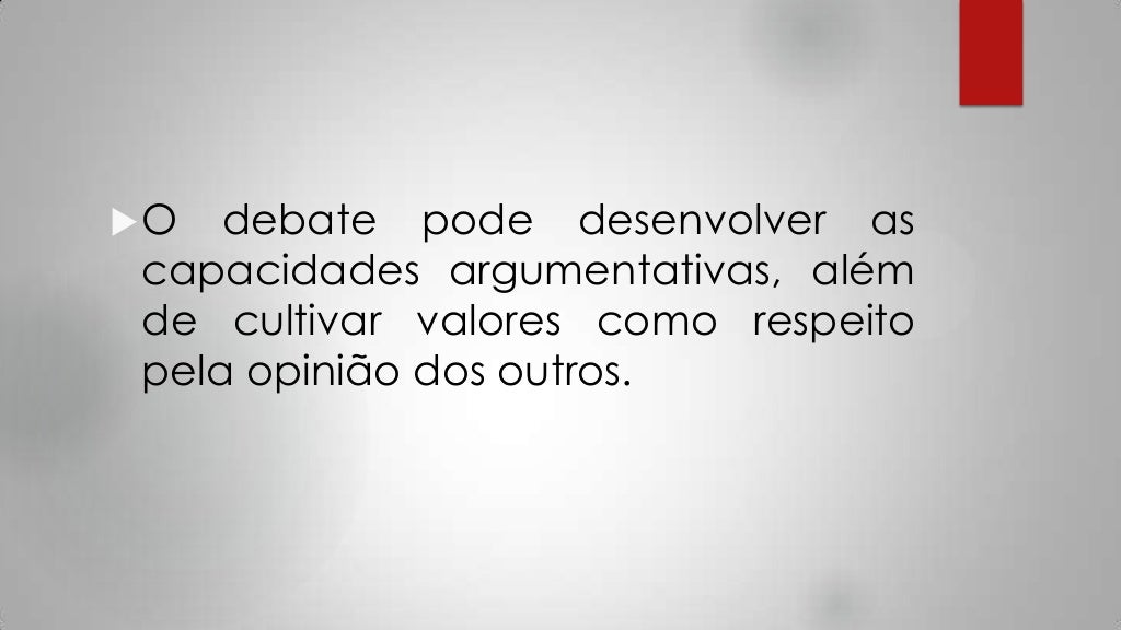Por Que Esse Gênero Tem O Nome De Debate Regrado