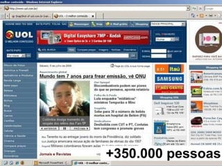 +350.000 pessoas dia 